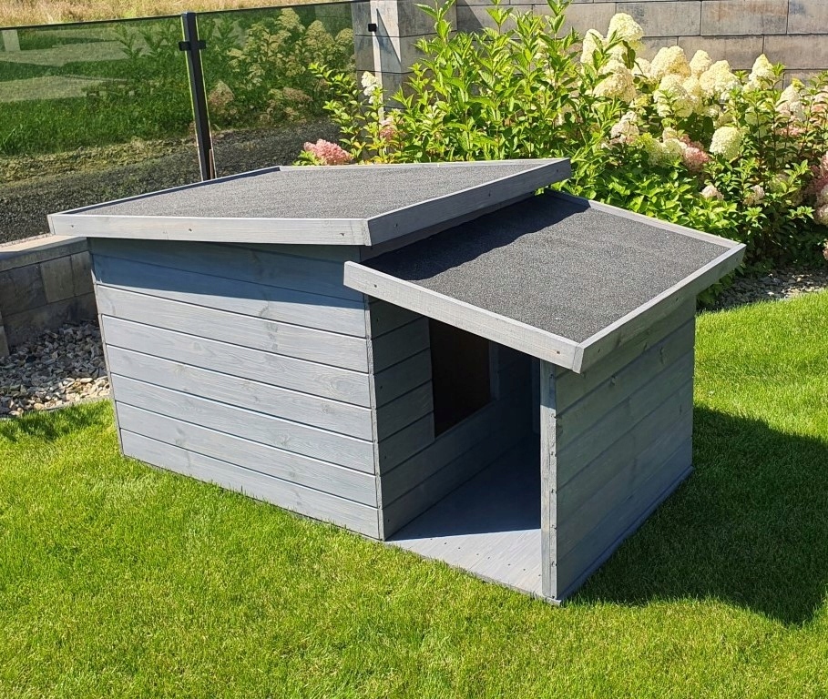 Levně Buda pro psa Budy XL 3 celá Zateplená Domeček pro psa Předsíň Terasa Zateplená