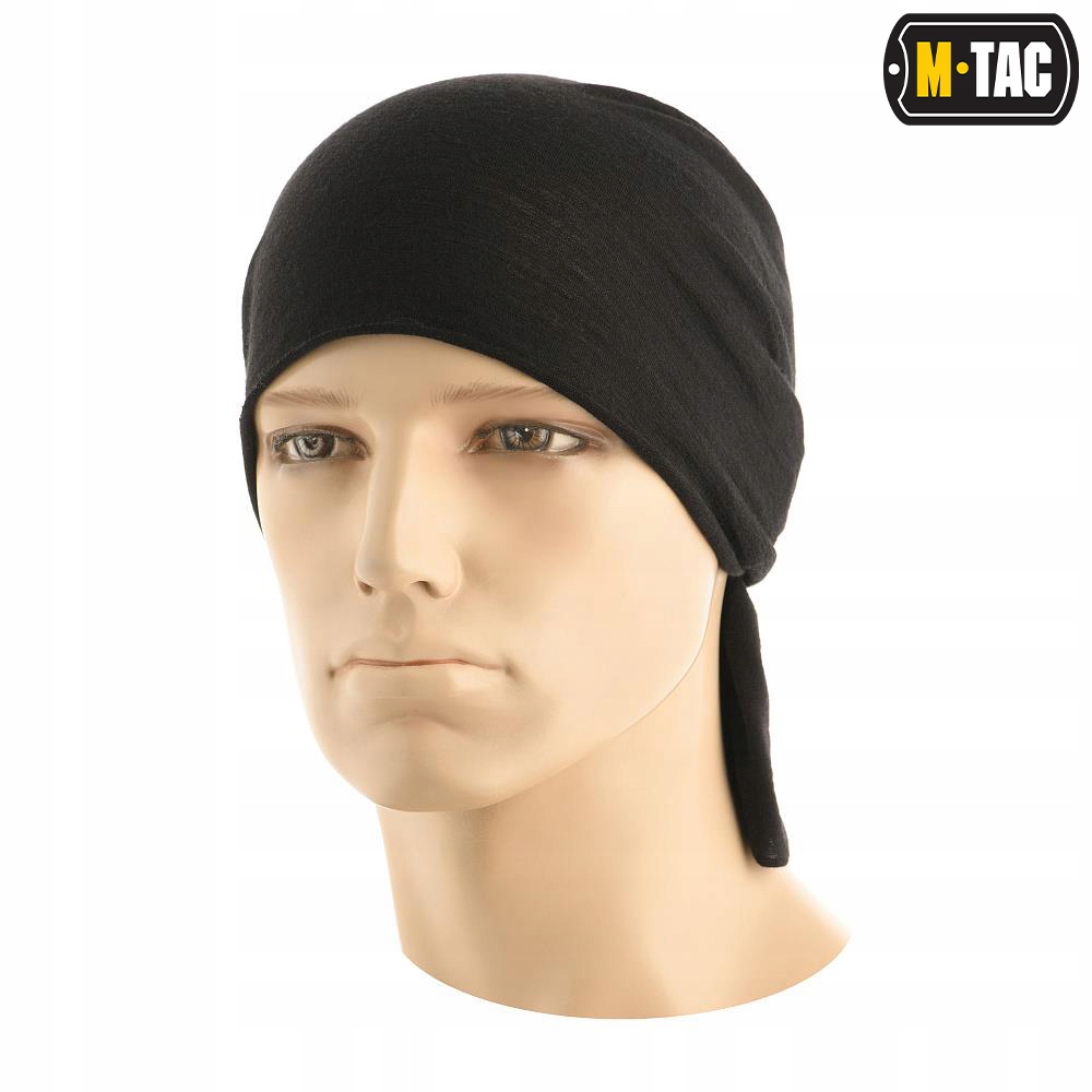 Szalokominiarka Merino Woll M-Tac czarna komin Kolekcja Merino Wool