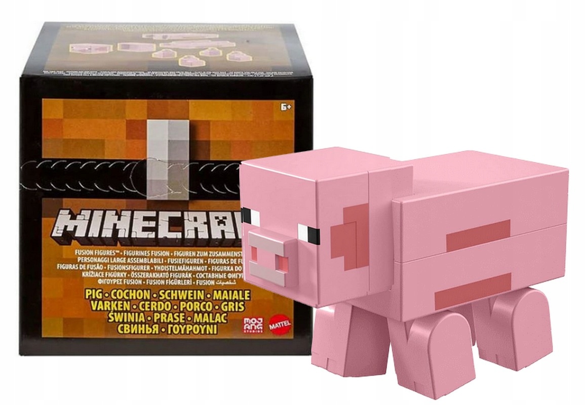 

Minecraft Świnka duża ruchoma figurka GVV18