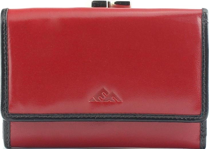 

P412 Mały portfel El Forrest czerwony bigiel