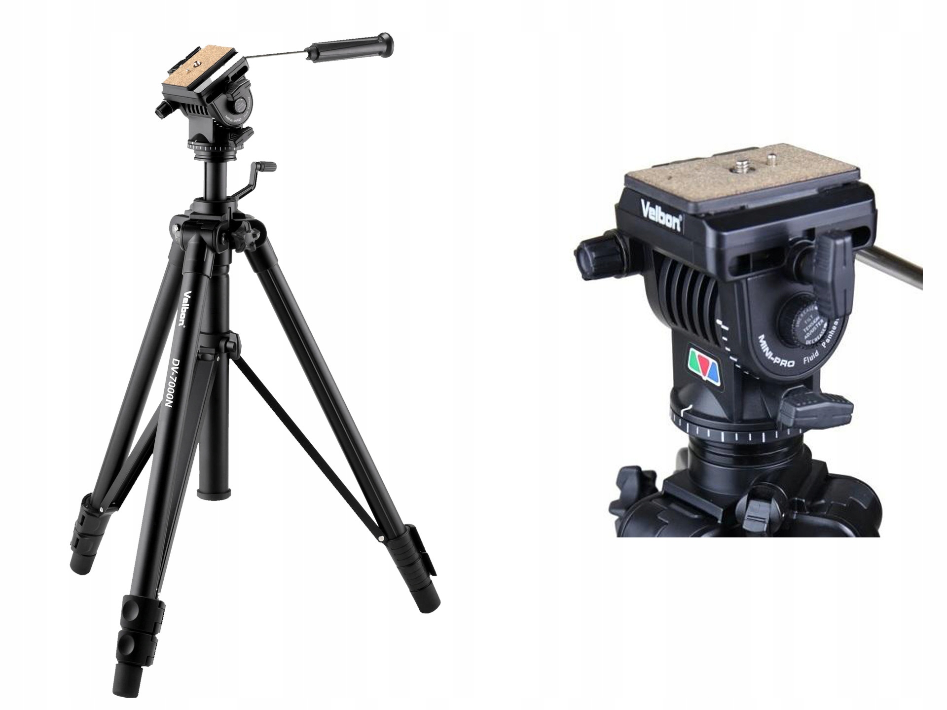 

DV-7000 statyw Video Velbon głowica olejowa PH-368
