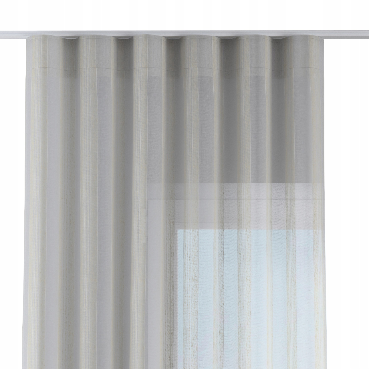 Záves na páske wave 130 x 245 cm biely