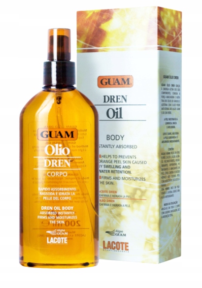 Guam Olio Dren Olejek Drenujący do Ciała Algi Zielona Herbata 200ml