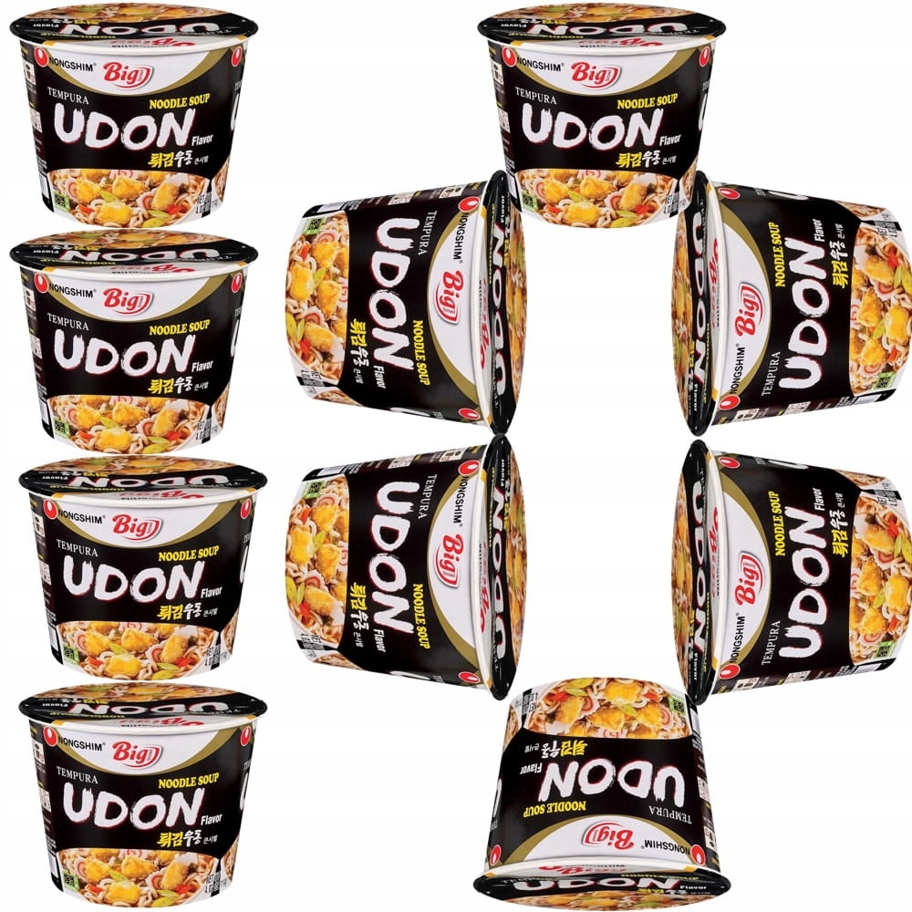 10x Koreańska Zupka Błyskawiczna Instant Tempura Udon Kubek 111g Nong Shim