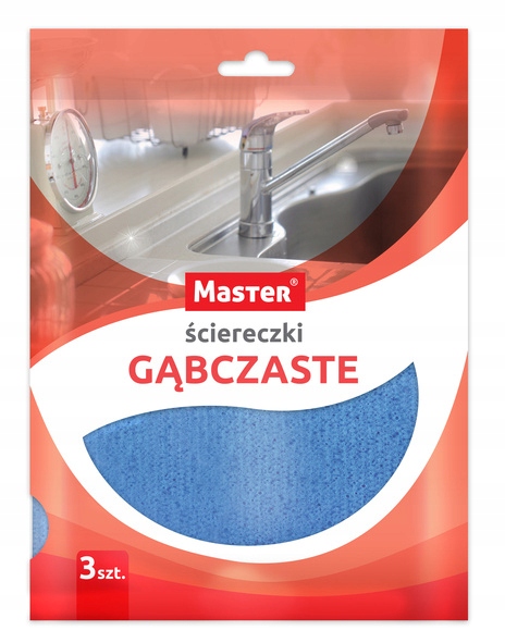 

Ścierka ściereczka gąbczasta chłonna 3szt