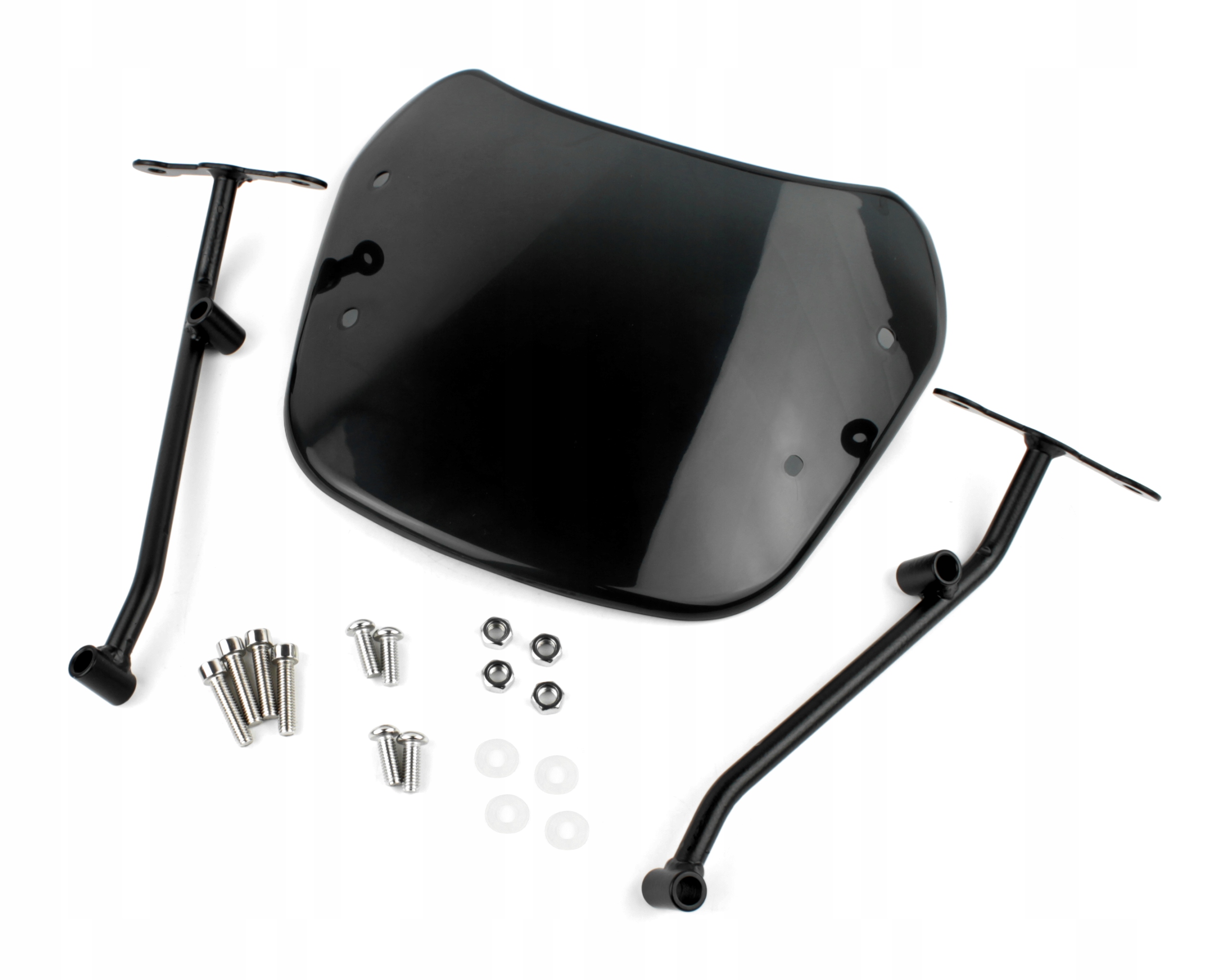 914509 - ВІТРОВЕ СКЛО ОБТІЧНИК ПЕРЕДНІЙ BENELLI LEONCINO 500 ЧОРНИЙ