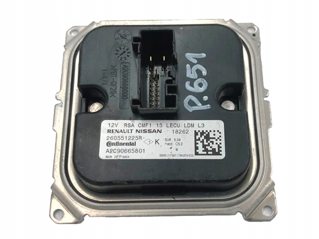 Модуль LED DRL60551225r Інфініті Renault Nissan Mercedes Benz60556623r