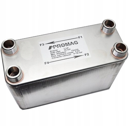 

Wymiennik Ciepła 70 Płytowy 150kW 1'' DN25 Promag