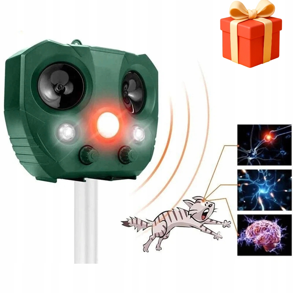 Ultrazvukový Odpuzovač Zvířat, Senzor Pohybu Divokých Ptáků A Koček