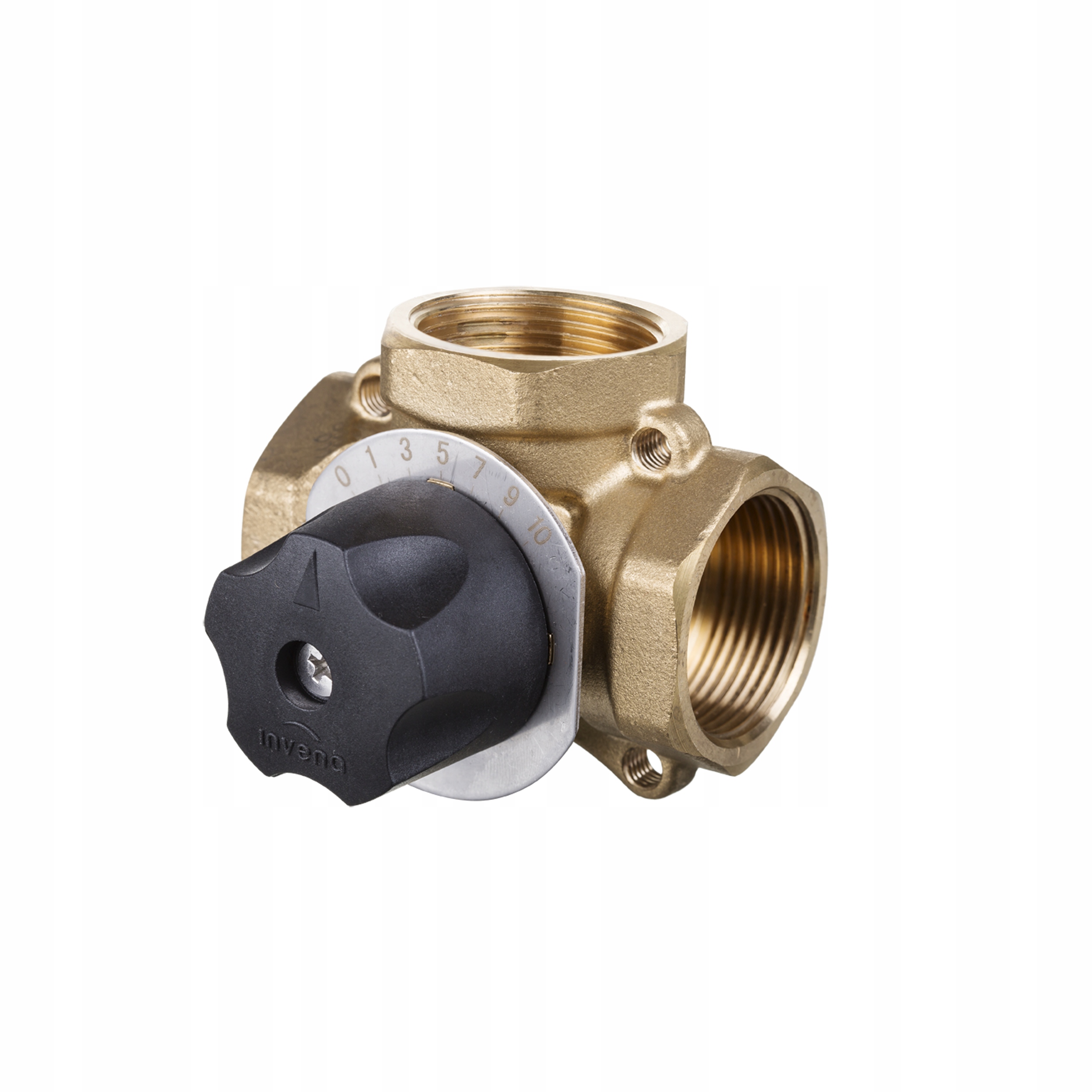 Třícestné a čtyřcestné směšovací ventily 1" Invena Prov, CM-03-025-C.