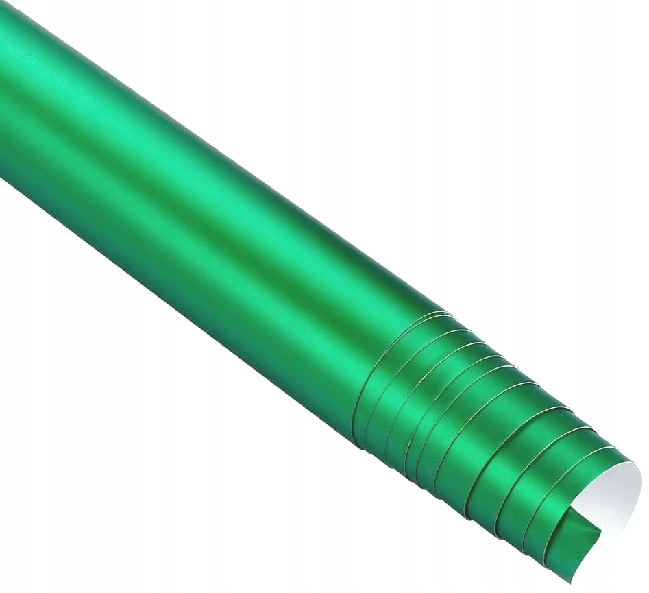 FOLIA ZIELONA SATYNA 20m*1,52 PERŁA TURKUSOWA CHROM MAT SAMOCHODOWA OKLEINA Szerokość produktu 152 cm