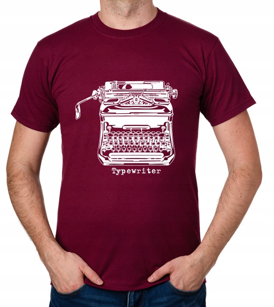 

koszulka Typewriter prezent