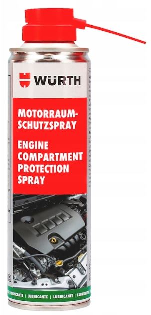 Spray zabezpieczający komorę silnika Wurth 250ml