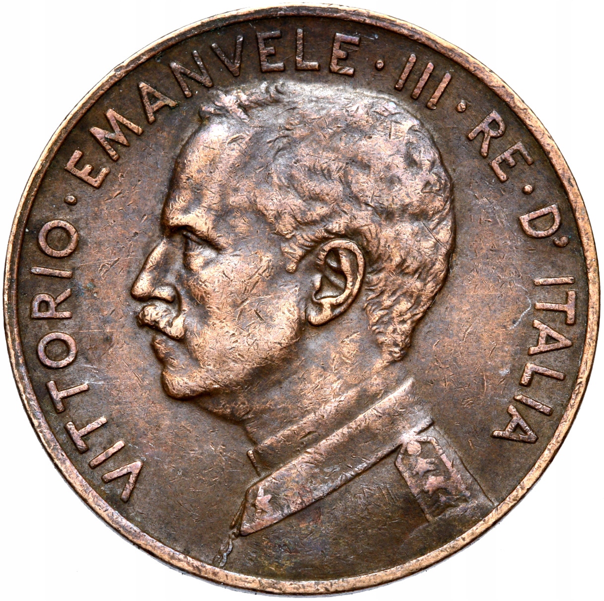 + Włochy - Wiktor Emanuel III - 5 Centesimi 1918 - STATEK ŁÓDŹ - STAN !