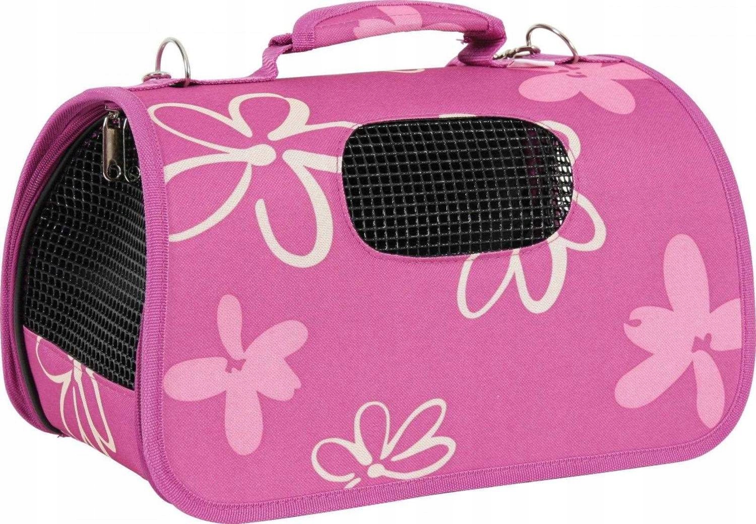 Levně Zolux Přepravní taška Flower L fuchsiová