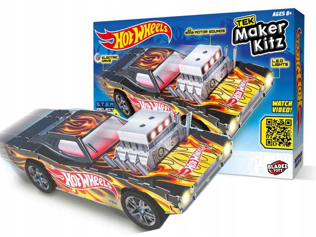 

Hot Wheels Dodge Maker Kitz do składania św dźwięk