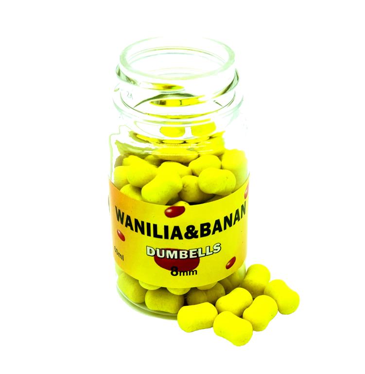 MCKarp Dumbells 8mm Wanilia-Banan