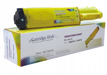 Toner Żółty do Dell 3000cn 3100cn Zamiennik 4K Cartridge Web