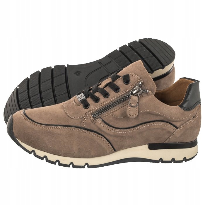 Boty Tenisky Semišové Dámské Caprice Béžové 9-237750