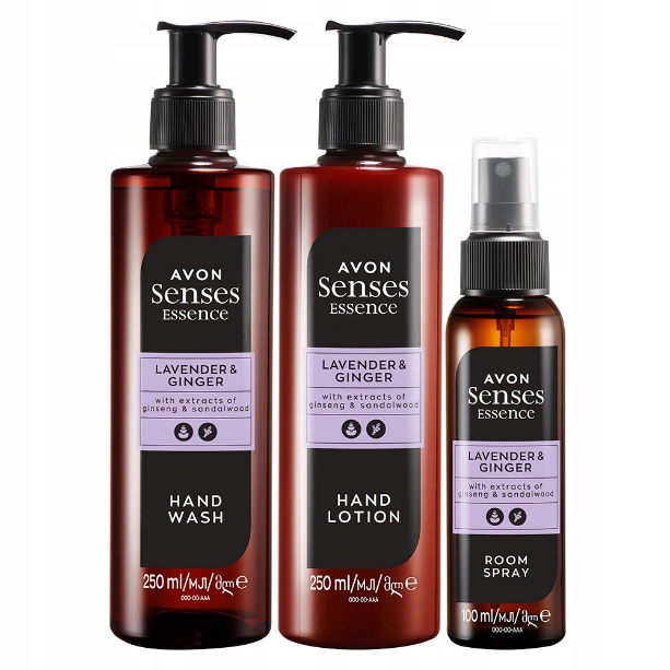 

Avon Senses Essence Zestaw Do Ciała Lawenda Imbir