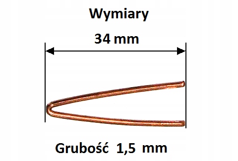 GROTY MIEDZIANE 1,5mm do lutownicy transformatorowej Lutola i innych: 5 szt Marka bez marki