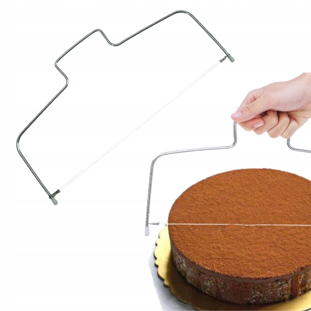 

Nóż Strunowy Krajacz Do Cięcia Tortu Biszkopt 31CM