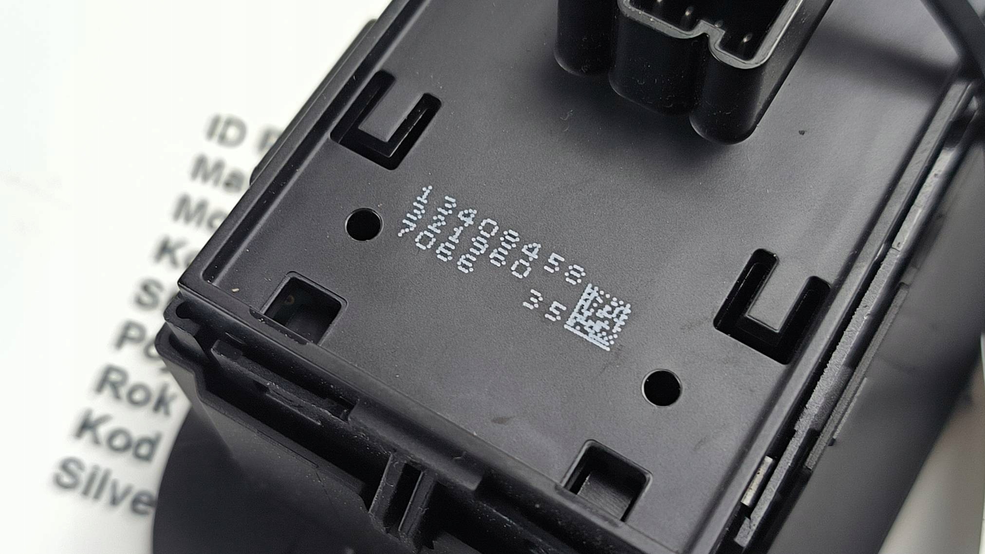 control panel of the window 13408458 OPEL ZAFIRA C LIFT
