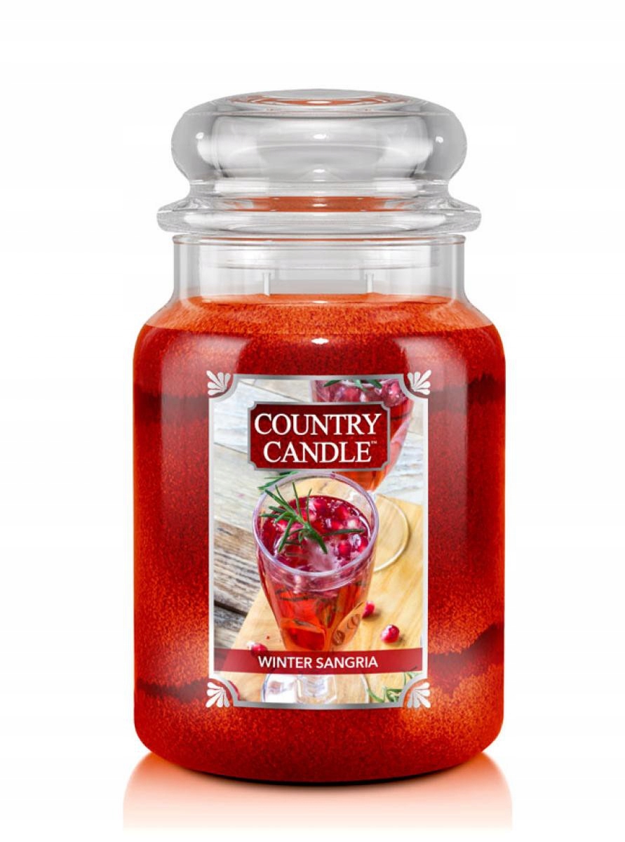 Velká svíčka Winter Sangria Country Candle