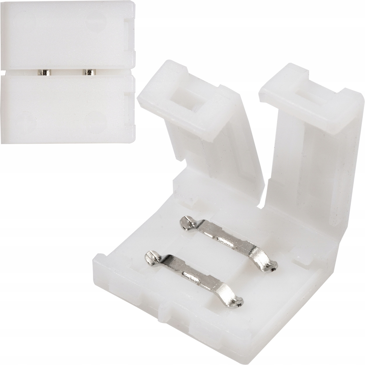 

Złączka taśmy Led 2PIN 10MM Dwustronna Zatrzask