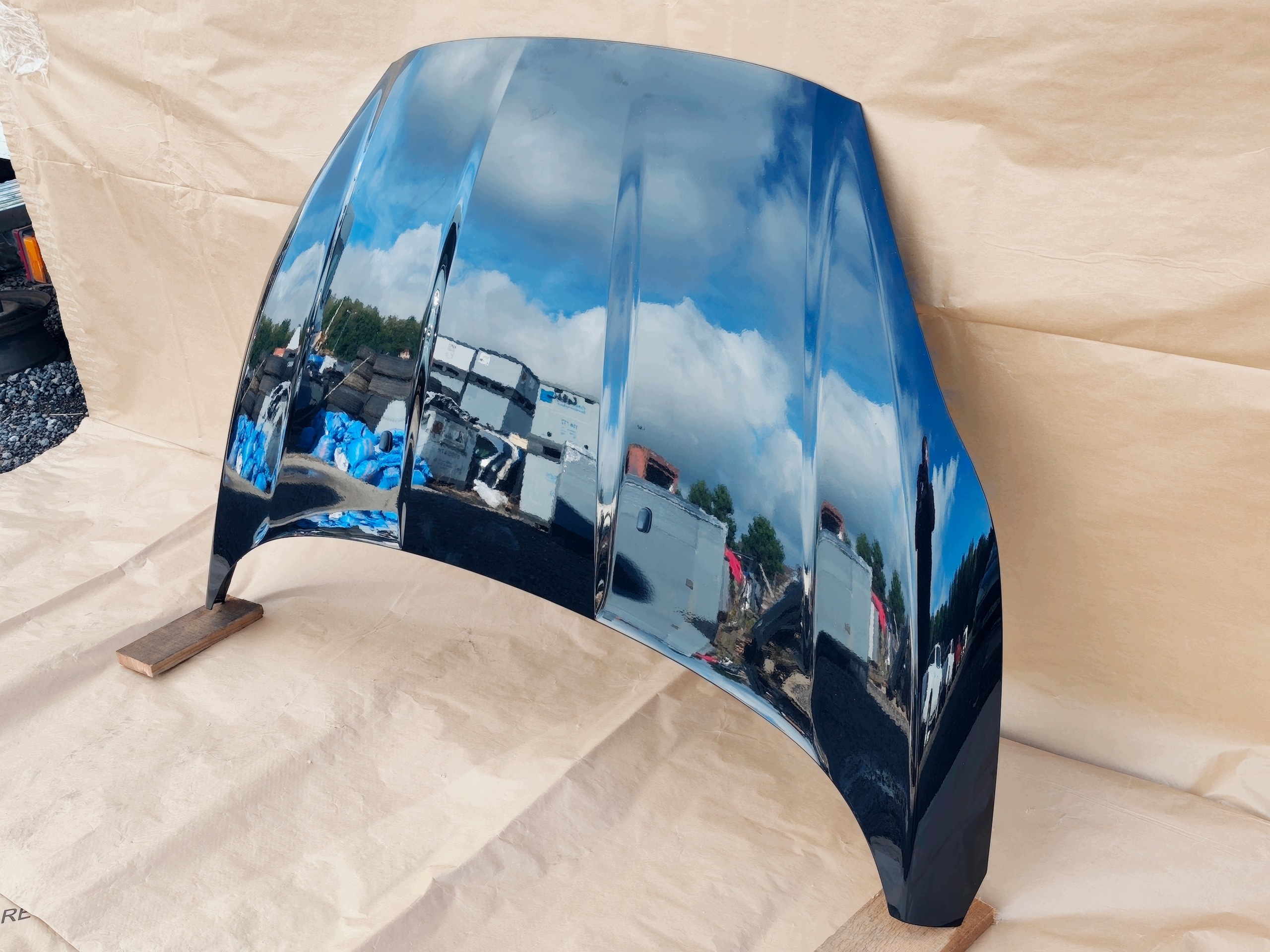 FORD FIESTA MK7 LIFT 2012-2017 bonnet front BLACK PANTHER original