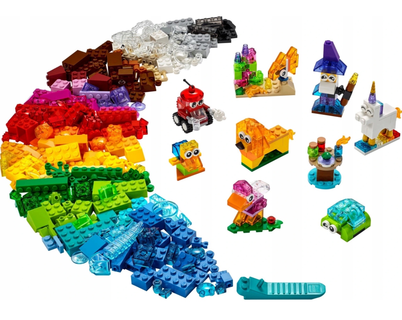 LEGO Classic 11013 Przezroczyste Klocki 500 el. 4+ EAN (GTIN) 5702016888720