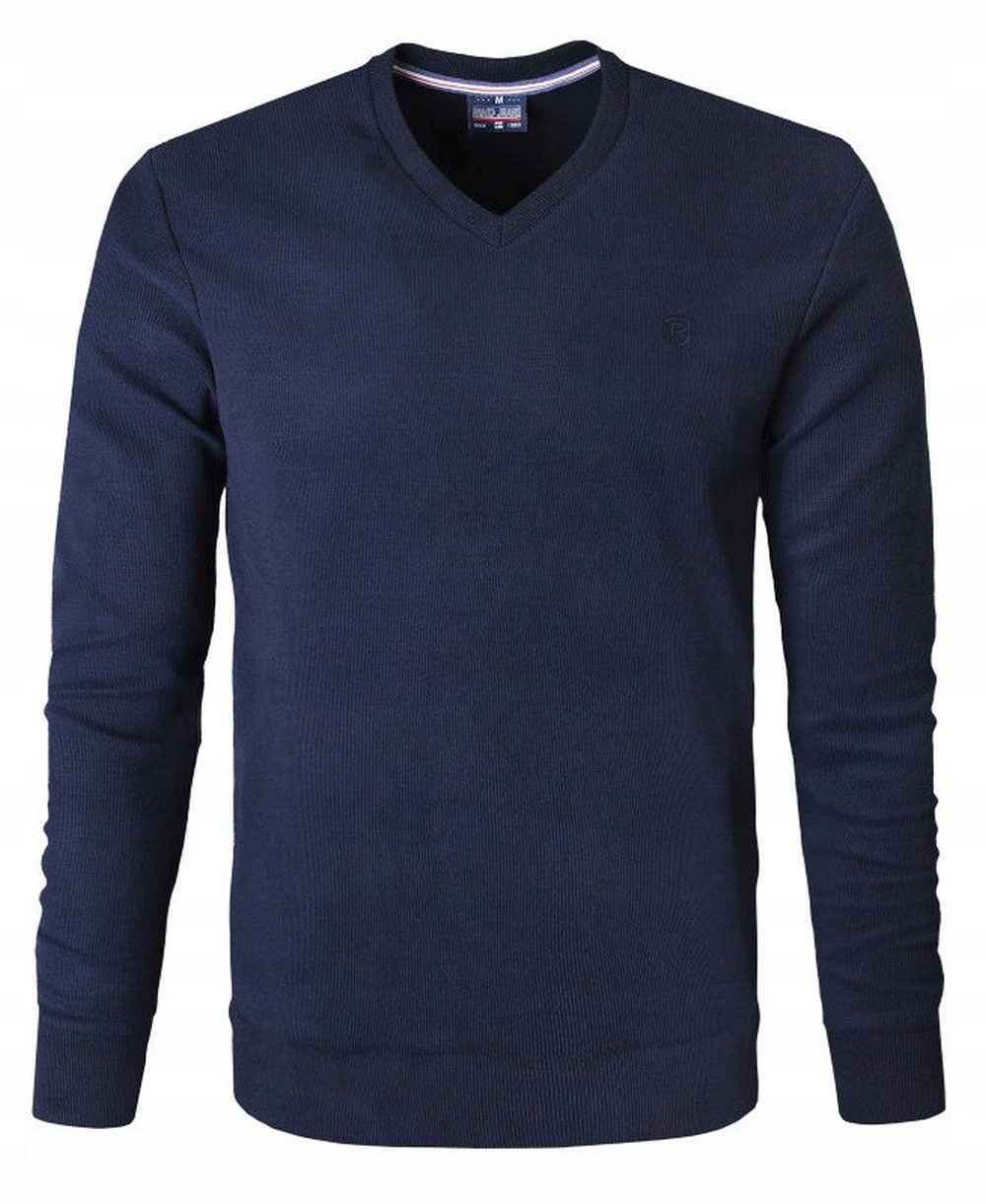 Pohodlná bavlněná Mikina Pako Jeans tmavě modrá XL