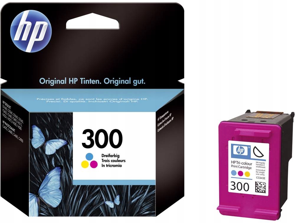 Originální inkoust Hp Barva č. 300 F4280/D2560 165 str. CC643EE