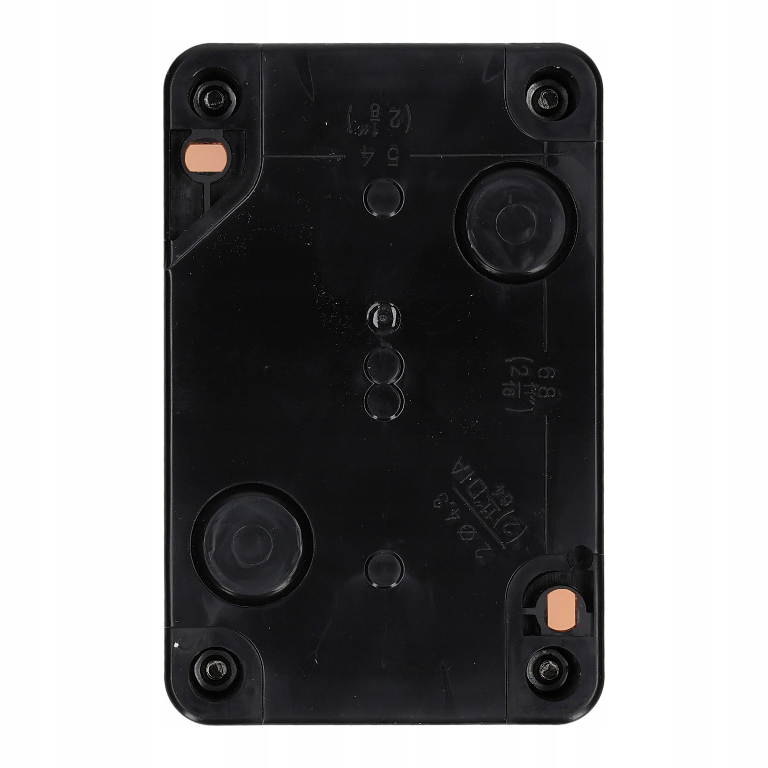 KASETA STEROWNICZA PUSTA 2 PRZYCISKI OTWORY ŻÓŁTA EAN (GTIN) 5900378907077