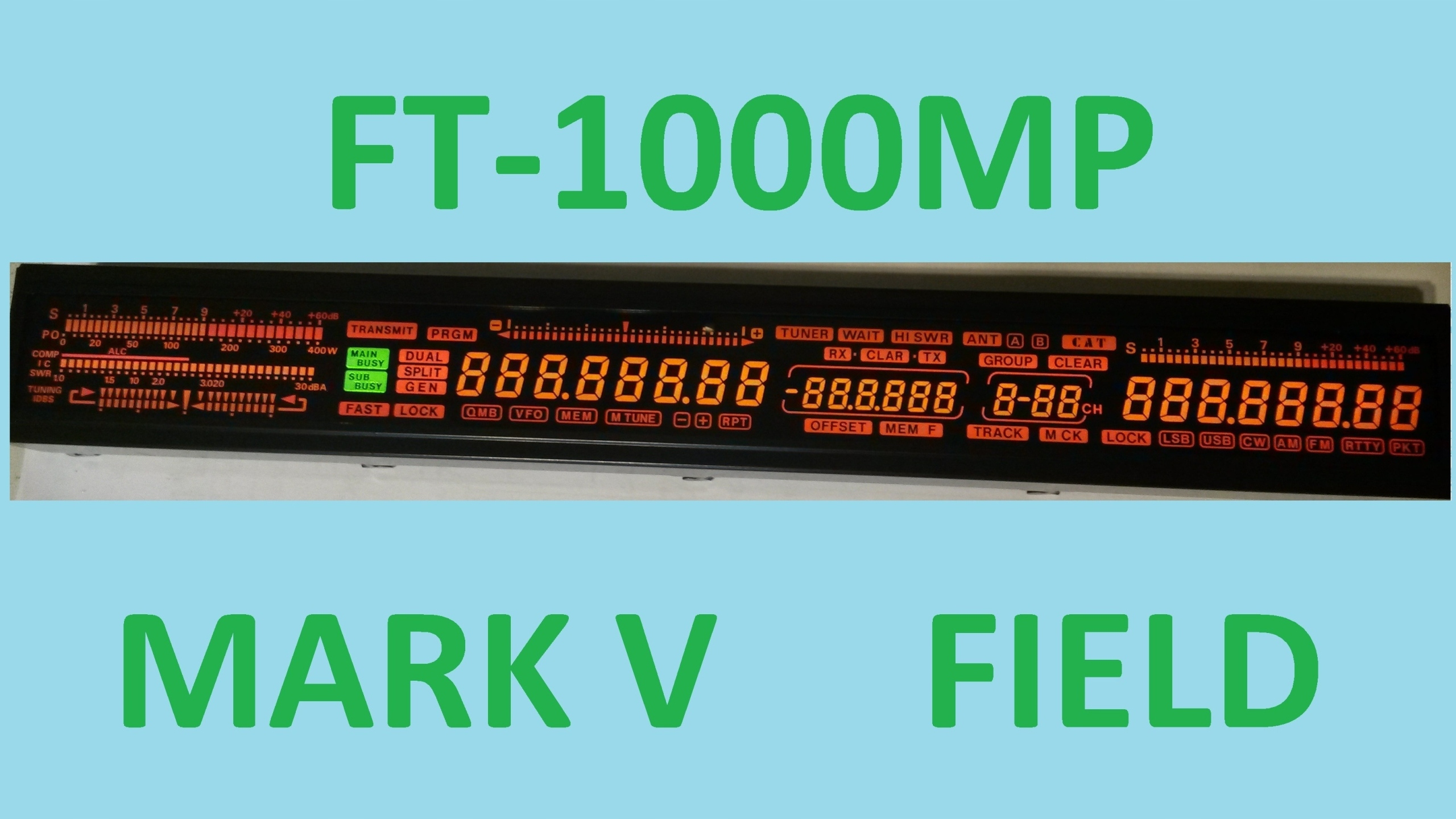 КОМПЛЕКТ светодиодной подсветки ЖК-дисплея YAESU FT-1000MP Mark V Field