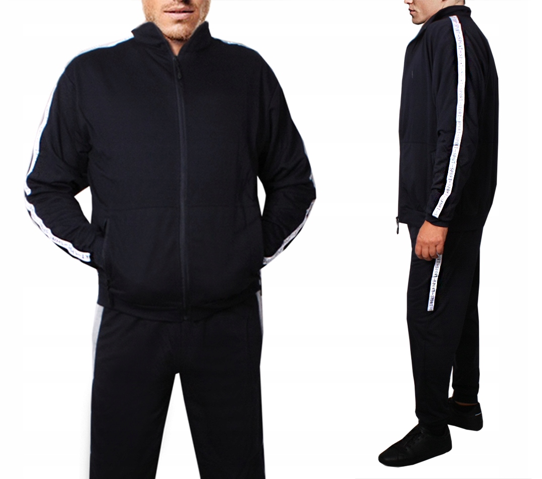 DRES męski BLUZA+SPODNIE COTTON czarny 9106 L Marka inna