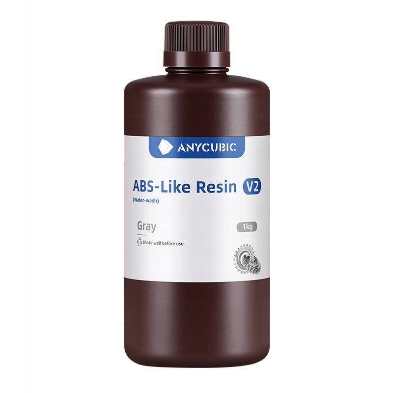 Anycubic pryskyřice typu Abs V2 Odolná, flexibilní pro 3D LCD tiskárnu 1 kg