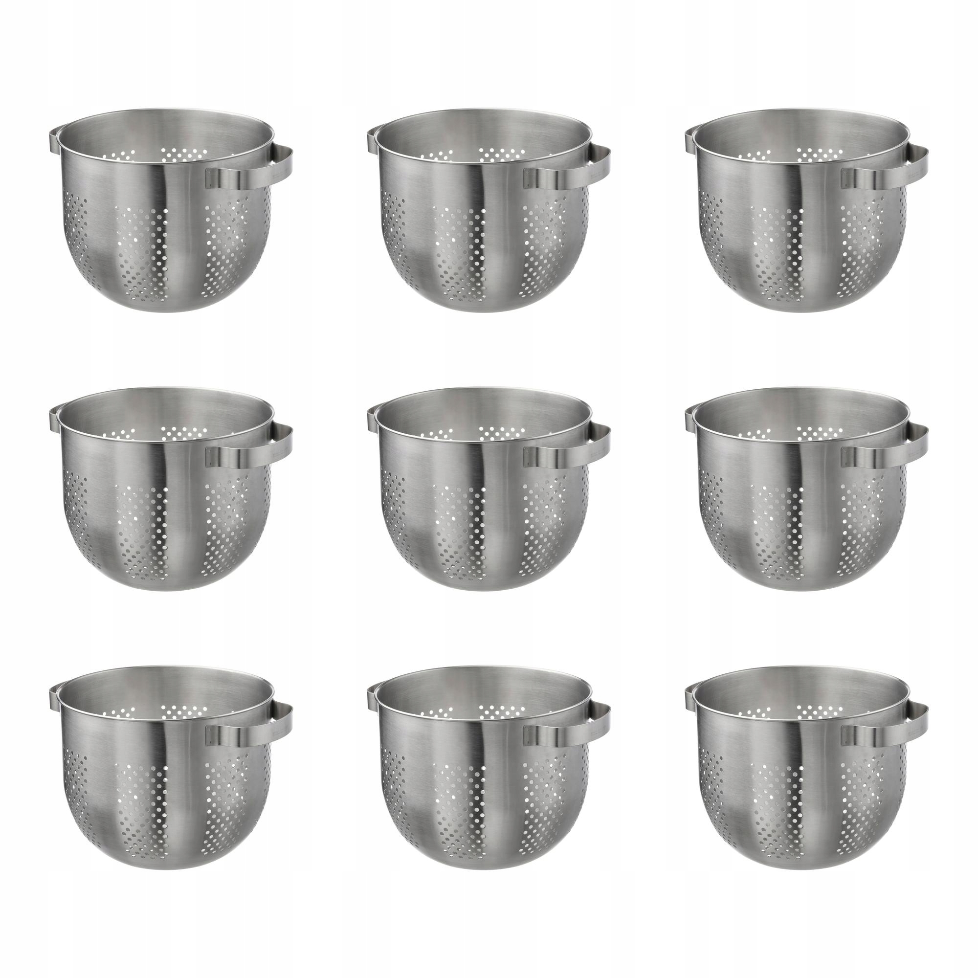 9 szt. Durszlak stal nierdzewna Ordning 22 cm nowoczesny design