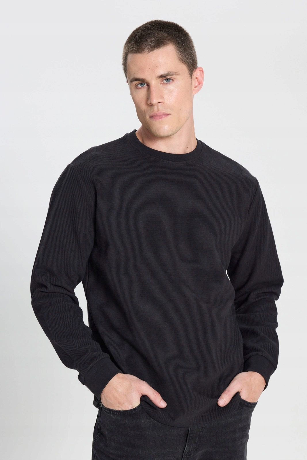 Pánská mikina Wrangler Sweat Black 112388665 S