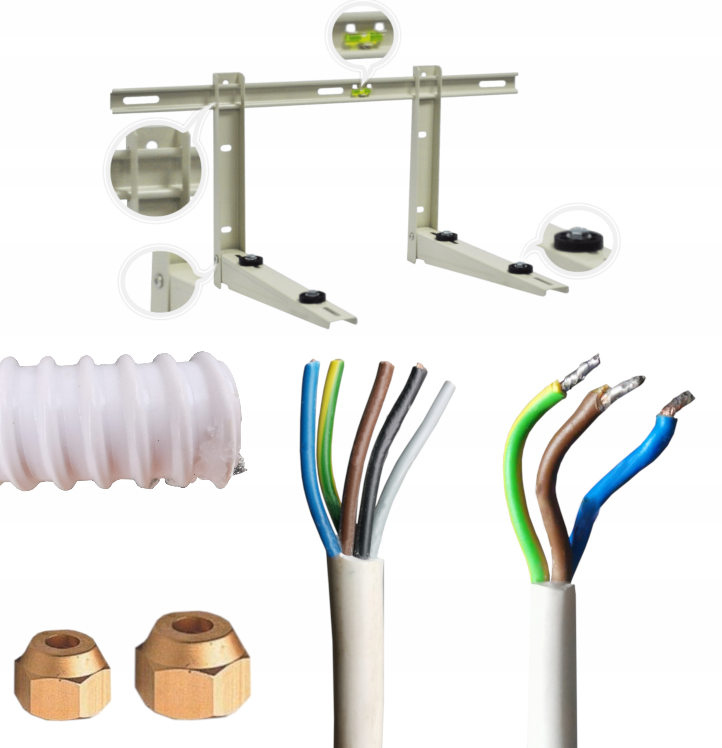 Sada pro montáž klimatizace 2.5 kW 3.5 kW 3 mb