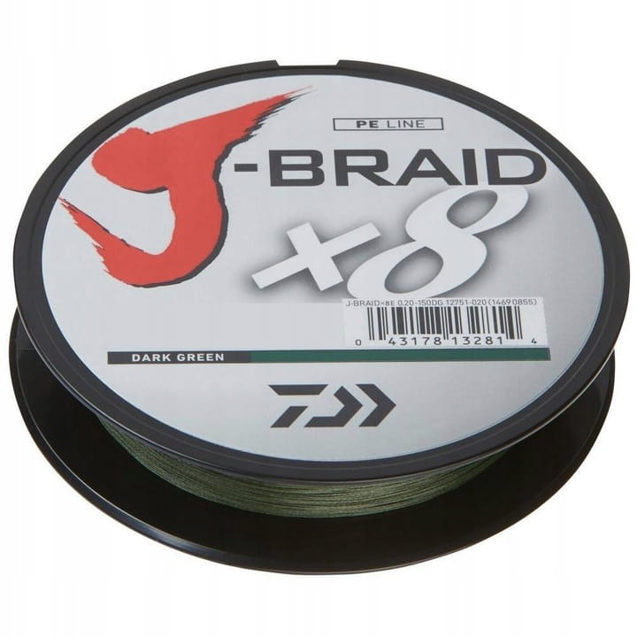 Daiwa Plecionka J-Braid X8 0.10mm/150m Zielona