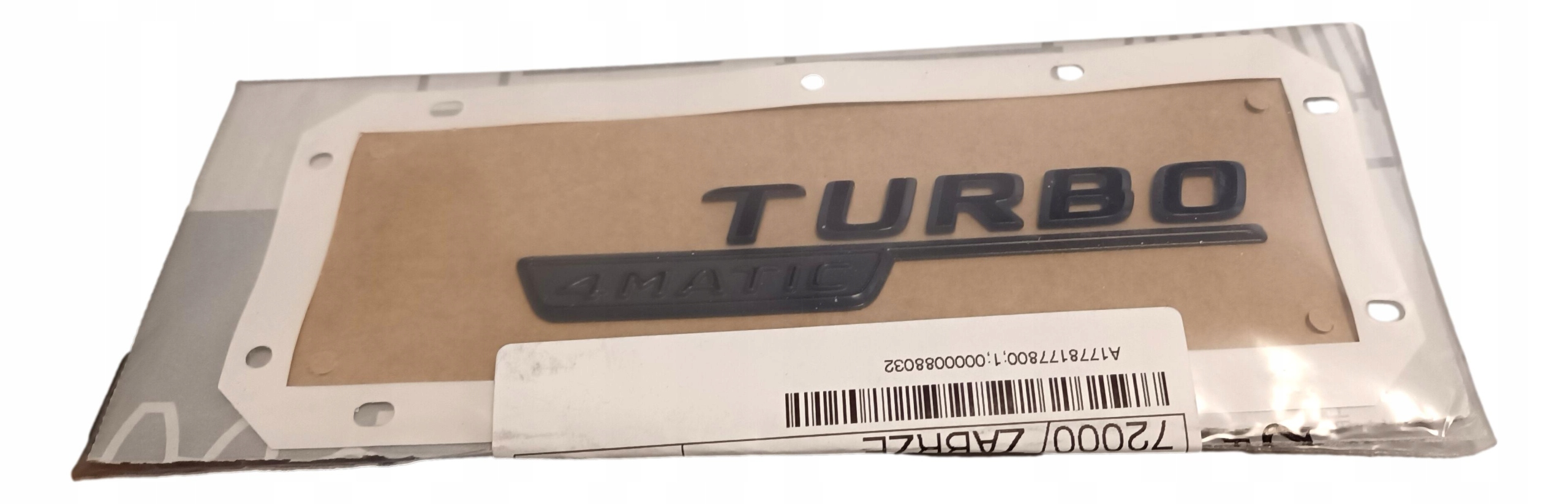 Mercedes Cla W177 W247 Boční emblém černý Turbo 4MATIC Originální