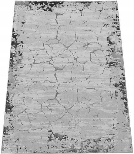 Koberec 280x370 Sivý So Striebrom Moderný Do Obývačky Mäkký