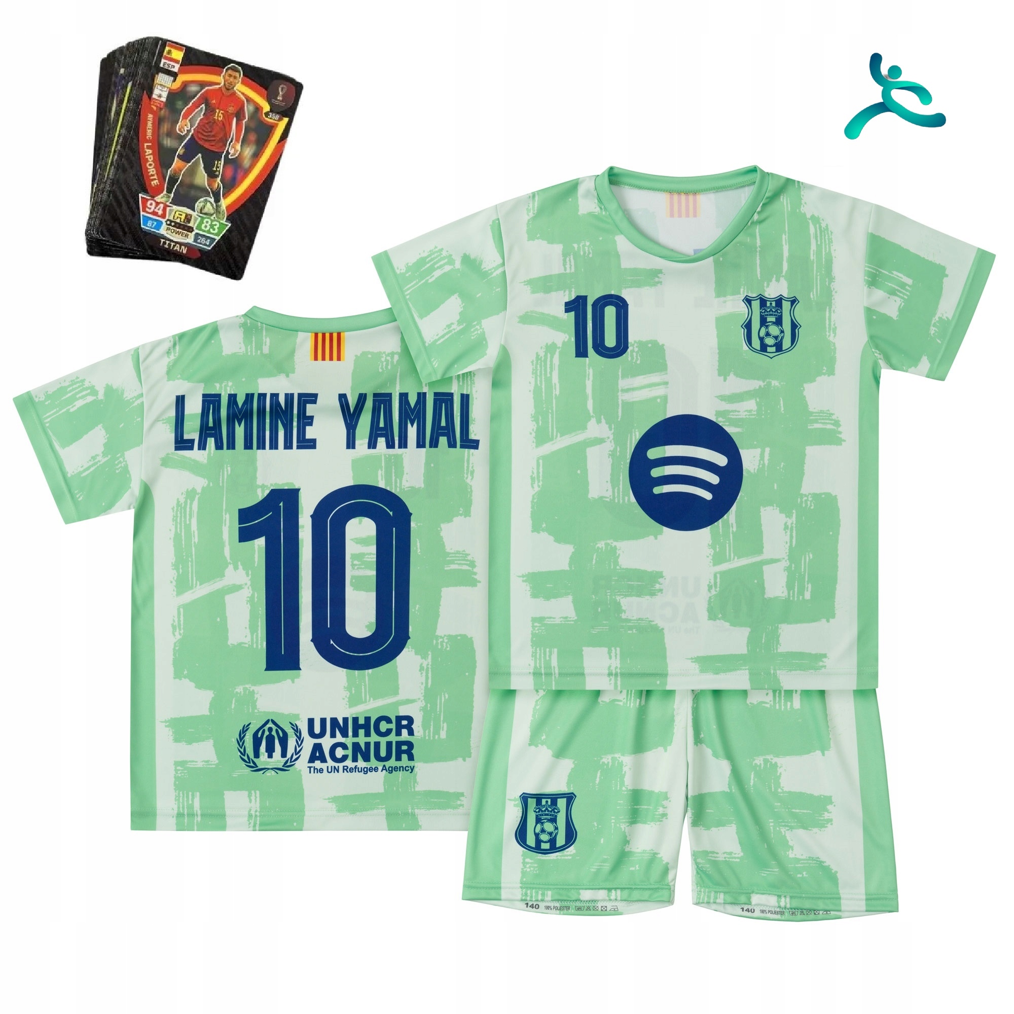 Strój komplet piłkarski Lamine Yamal rozm. 116