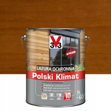 LAZURA V33 POLSKI KLIMAT 10 LAT 5L DĄB JASNY