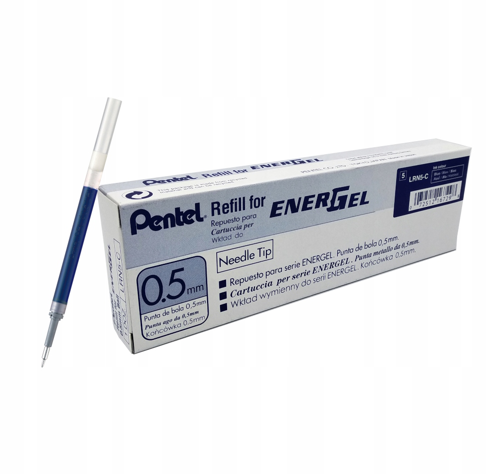 

Wkład do Pióra Pentel LRN-5C Niebieski 12 sztuk