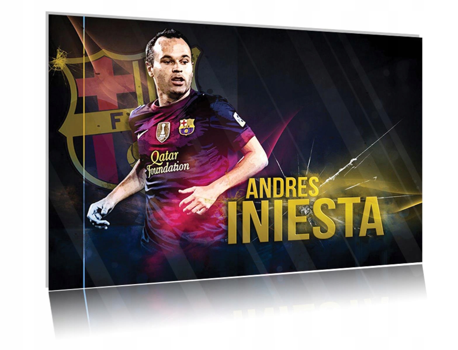 

Obraz szklany na szkle Andreas Iniesta 04 80x60