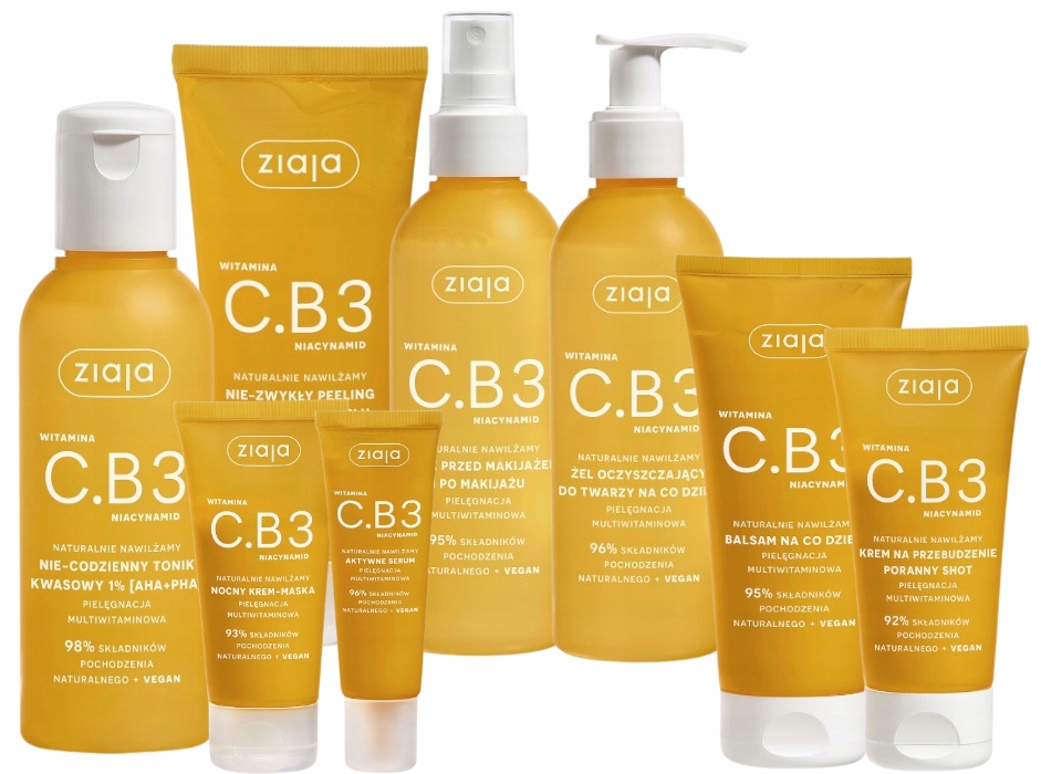 Ziaja Sada kosmetických přípravků C.B3 Krem Serum Balsam