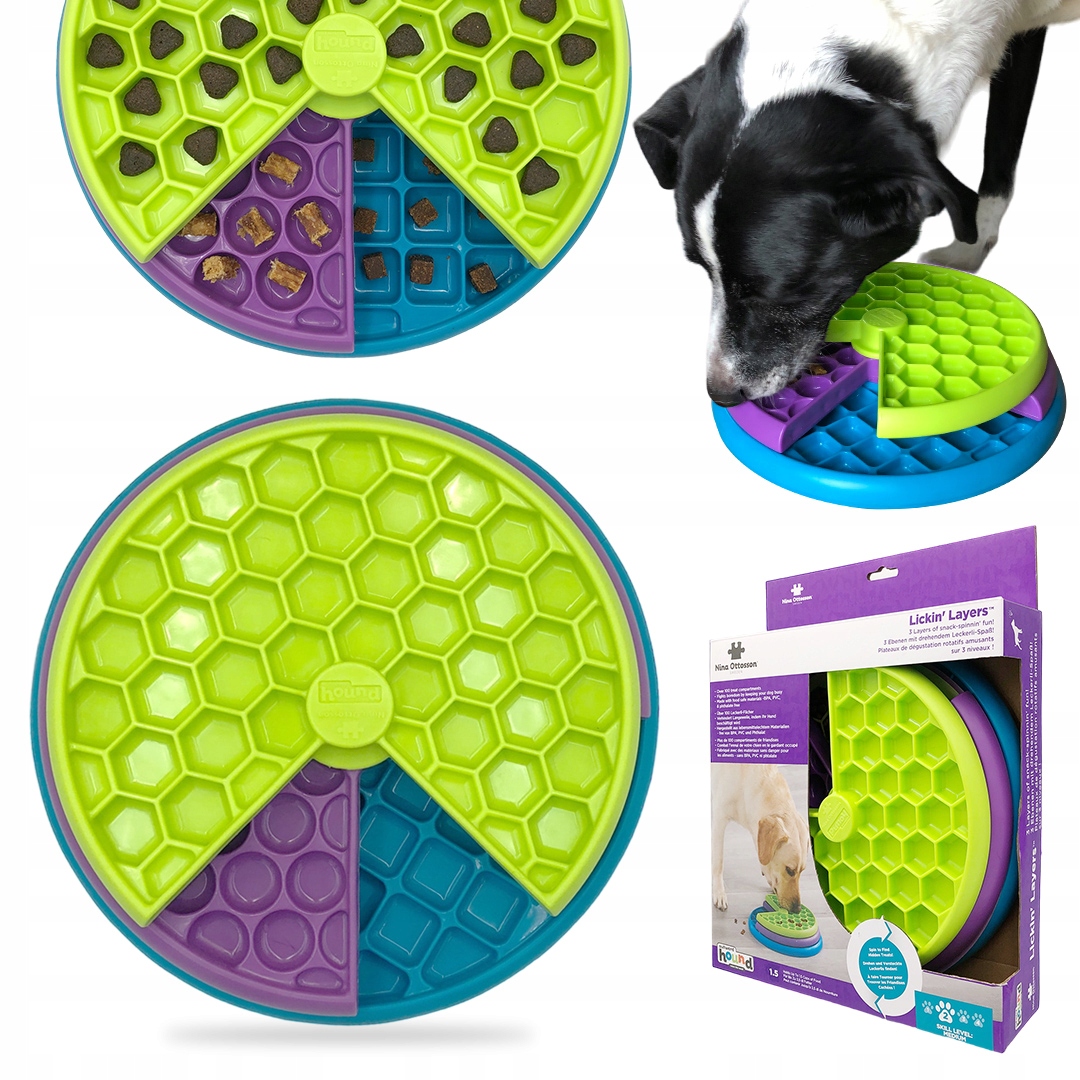 LICKIN' LAYERS - DOG PUZZLE & FEEDER IN ONE - Nina