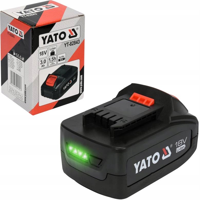 

Yato Akumulator Li-ion 18V 3,0AH Bateria